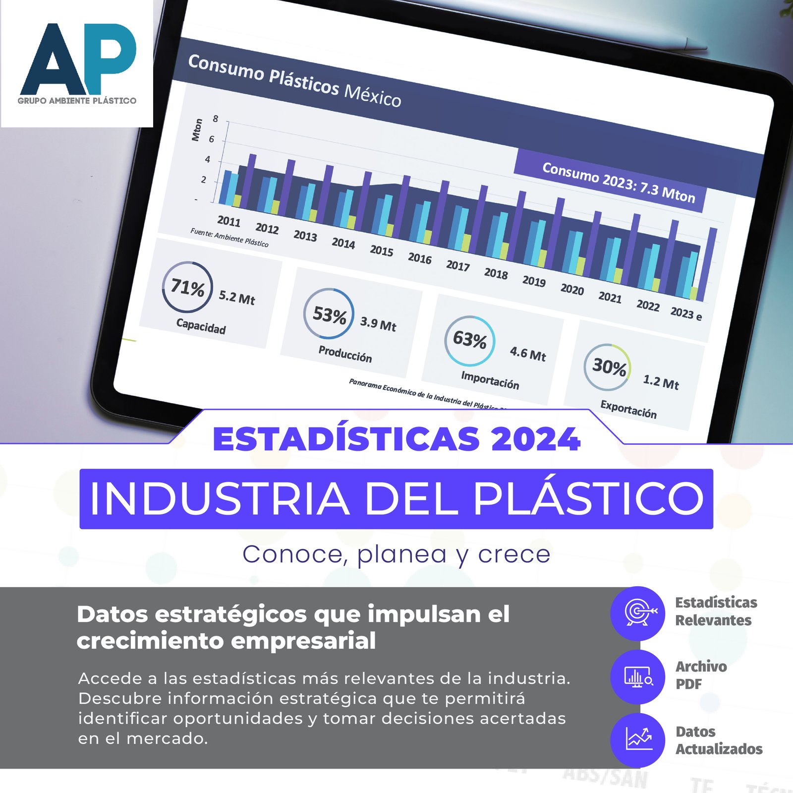 Estadísticas de la Industria del Plástico 2024